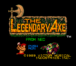 The Legendary Axe screenshot 2 for PC Engine
